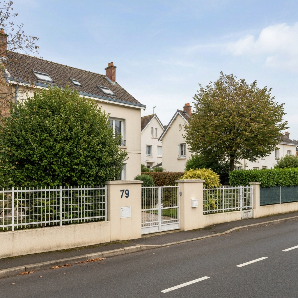 Vue d'une maison à Livry-sur-Seine évaluée pour une succession