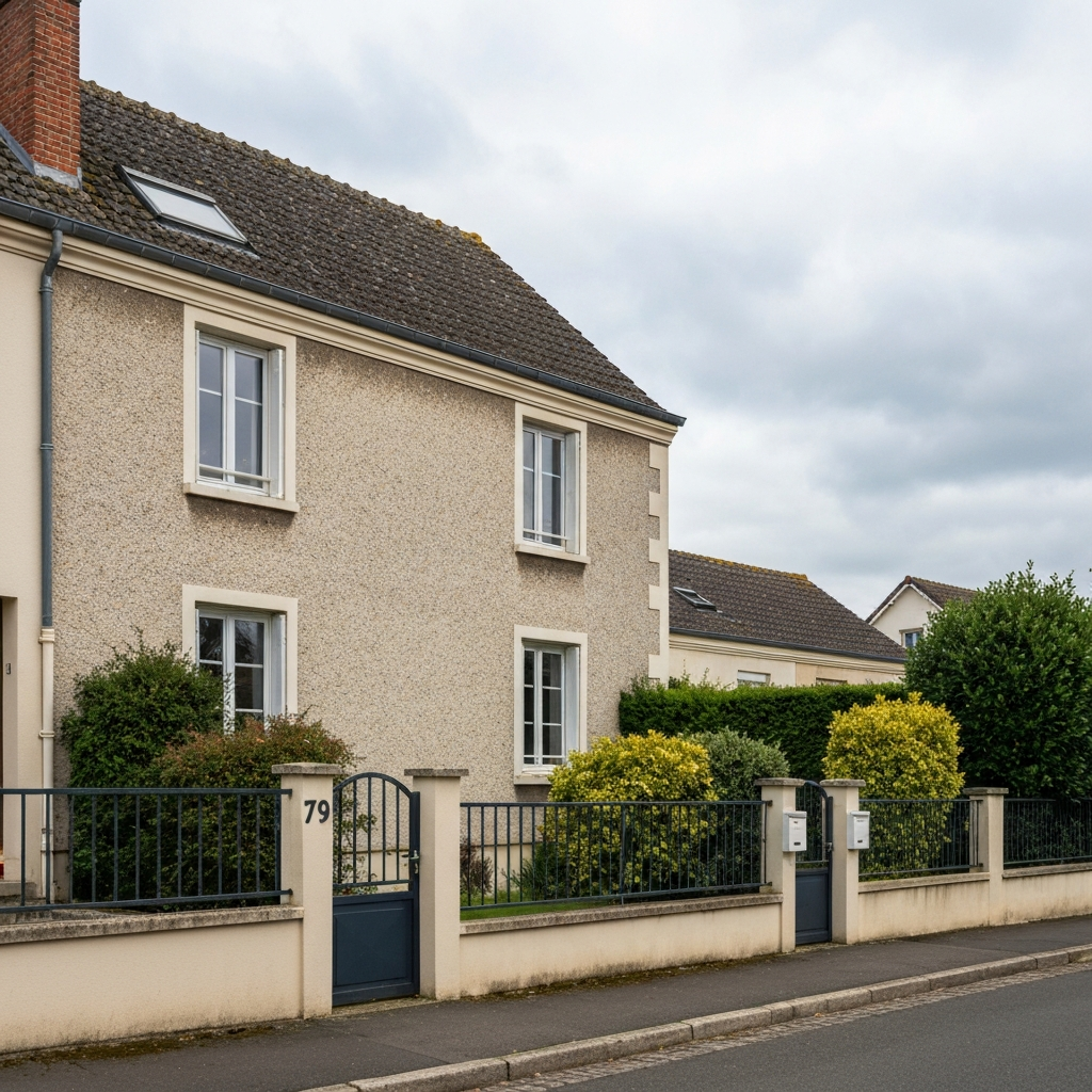 Interface du simulateur d'estimation immobilière pour La Rochette 77000
