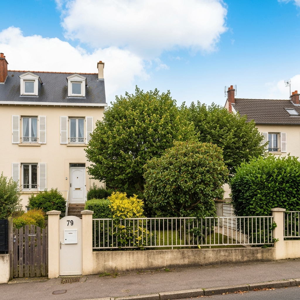 Vue d'une maison à Livry-sur-Seine nécessitant des travaux pour une estimation