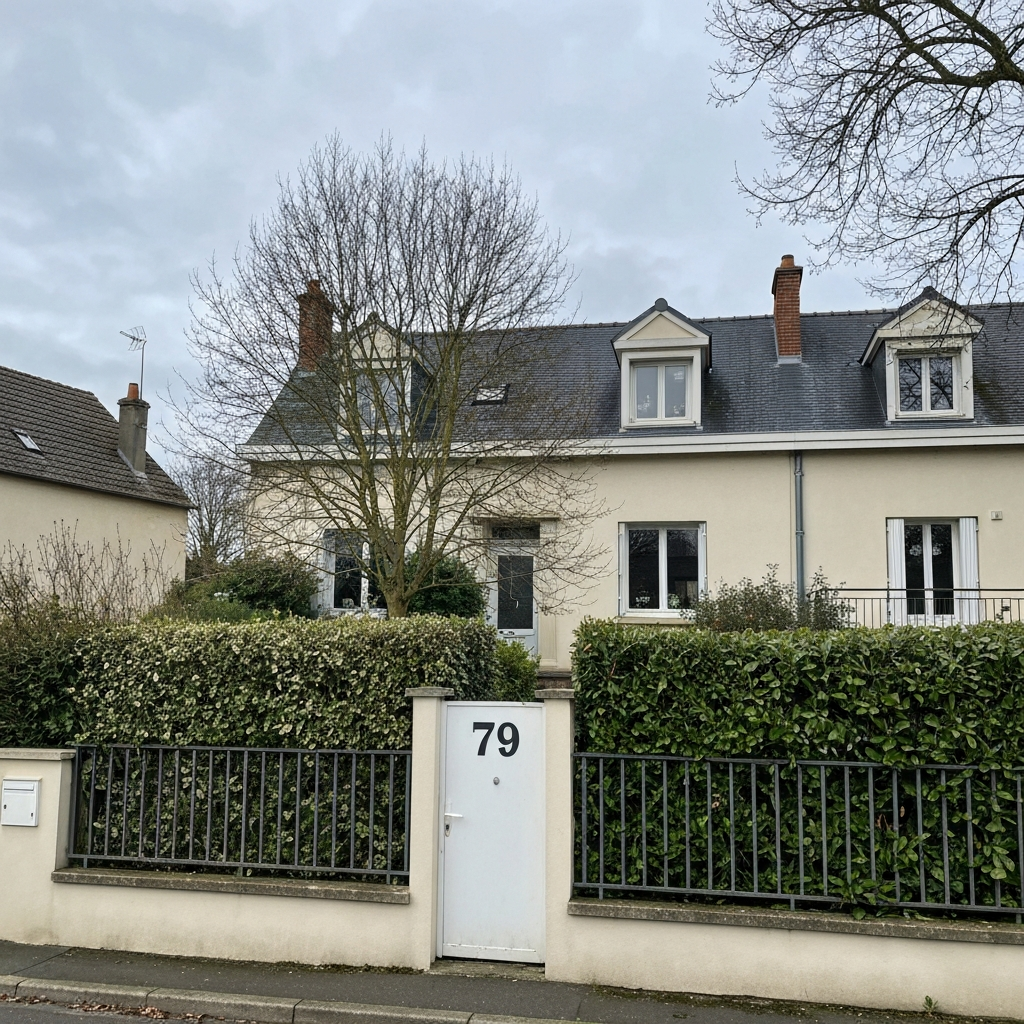 Vue d'un pavillon à La Rochette 77000 pour estimation immobilière