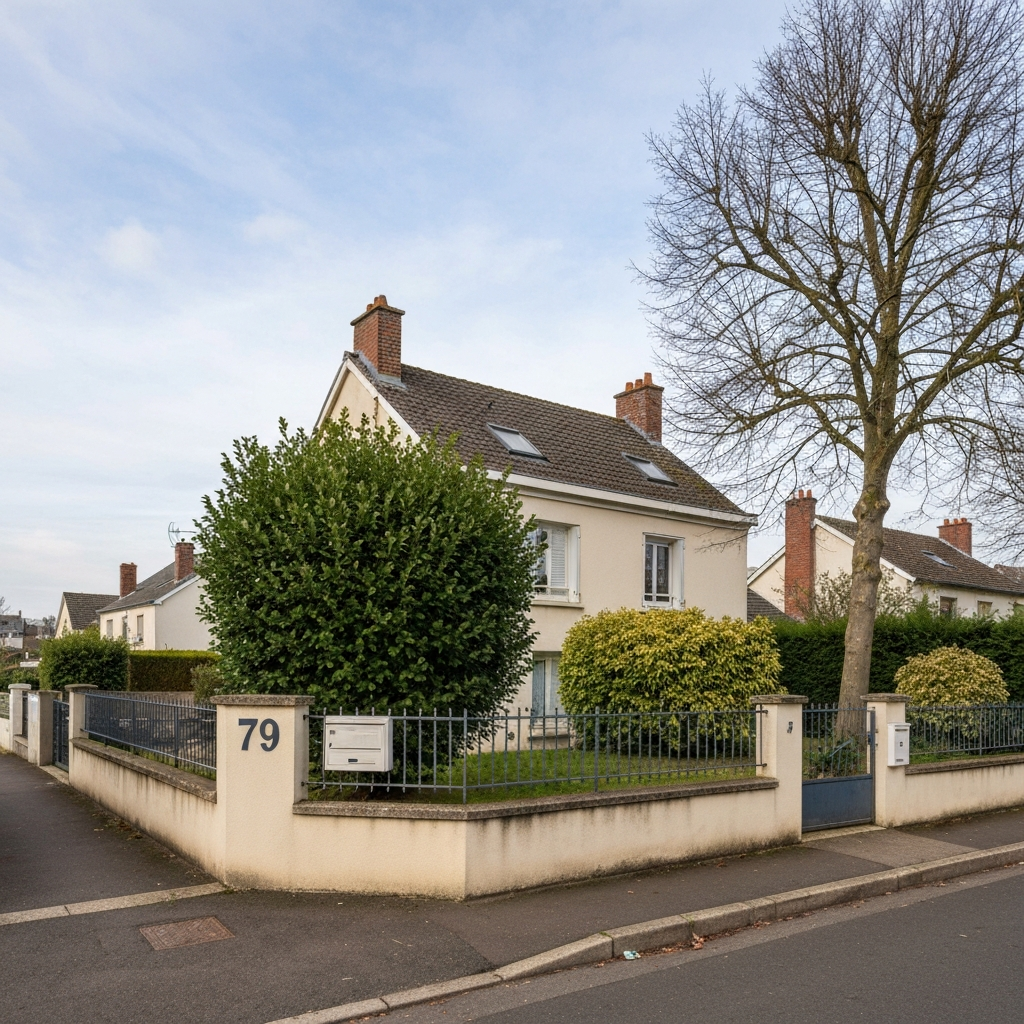 Vue aérienne de Livry-sur-Seine montrant des immeubles résidentiels