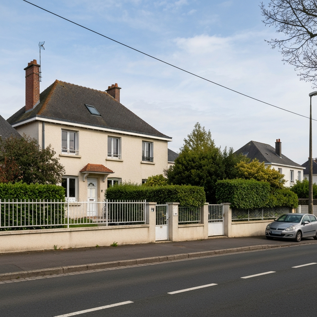Graphique illustrant le prix moyen au mètre carré des maisons à Vaux-le-Pénil