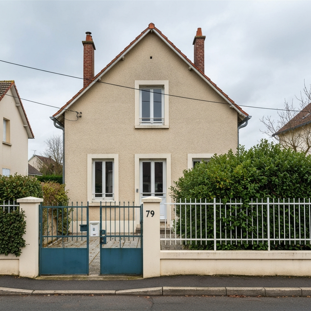 Vue panoramique de La Rochette avec maisons typiques