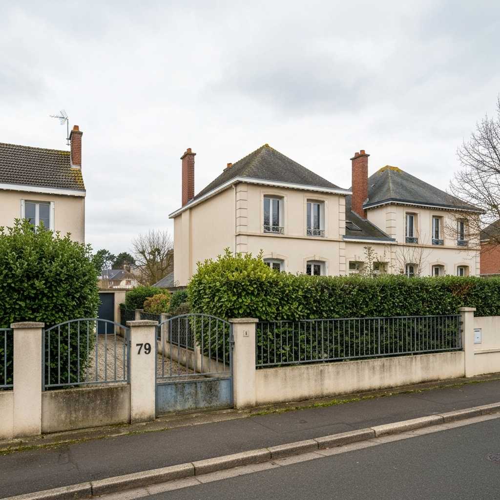 Graphique montrant l'évolution des prix de l'immobilier à Vaux-le-Pénil en 2026